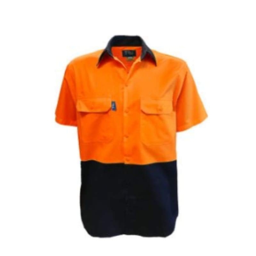 Picture of Tru Workwear, Shirt, Short Sleeve, Light Cotton Drill, Vent